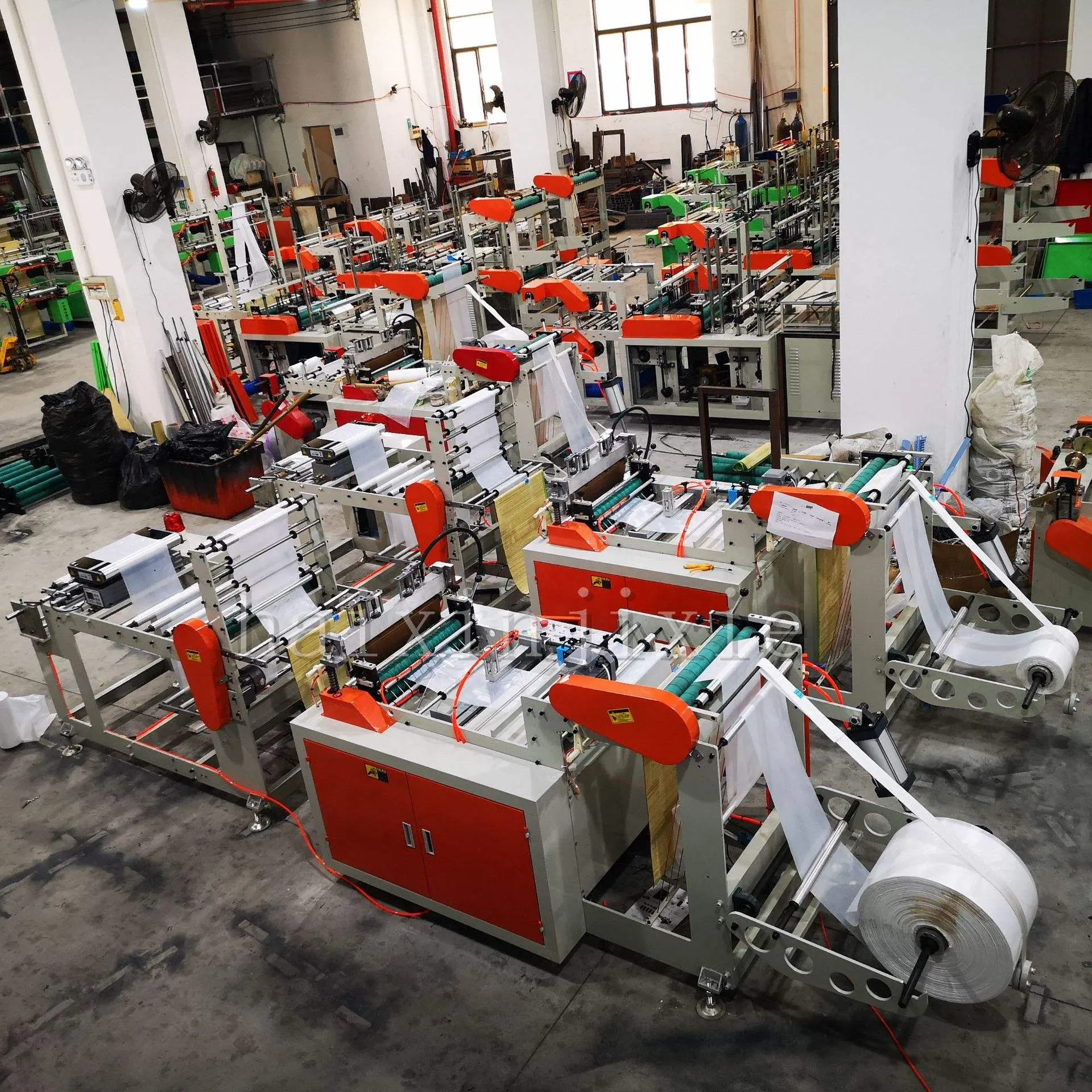 HERO Bag Making Machine Fully Automatic HDPE LDPE Plastic Food Packaging Two-lines Soft Bag Manufacturing Machine Turnkey Plant