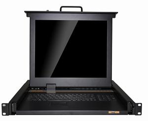 CAT5 8/16/32ポート17インチLED KVMスイッチタッチパッドRJ-45インターフェース付きUSB KVMスイッチ在庫あり - Product Image 1