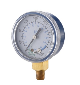 Conjunto de AVAC para Teste Manômetros Tubo Bourdon Montagem Inferior Medidores De Vácuo para Refrigeração HVAC para Manifold de Teste - Product Image 1