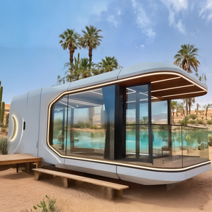 Kapsul Prefab Modern untuk rumah kantor Pod kecil ruang bergerak komersial rumah kabin kapsul penggunaan rumah dan Hotel - Product Image 1