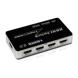 Interruptor HDMI de 5 entradas OEM original de fábrica, interruptor HDMI de 1 salida, interruptor HDMI de 5 puertos 4K 60Hz 5x1 con mando a distancia - Product Image 1