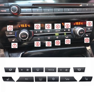 Oto kaloriferi İklim kontrol kapağı BMW 5 6 7 serisi için F07 GT F10 F11 serisi F12 F13 F01 F02 klima rüzgar anahtarı Fan düğmesi - Product Image 1
