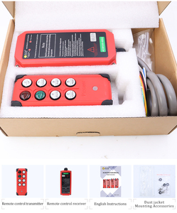 Q600 Industrial Universal Radio Crane Remote <strong>Control</strong> <strong>1</strong> Transmitter &amp; <strong>1</strong> Receiver with Fixed Code No Worries after the Sale