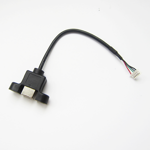 パネルマウント<span class=keywords><strong>USB</strong></span> 2.0 BタイプからPH2.0ケーブル<span class=keywords><strong>USB</strong></span> Bメスから5ピンピッチ<span class=keywords><strong>2.0mm</strong></span>メスPH2.0マザーボード<span class=keywords><strong>USB</strong></span>ヘッダーケーブル