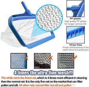 游泳池撇渣网超细网耙池叶撇渣网泳池清洁 - Product Image 2
