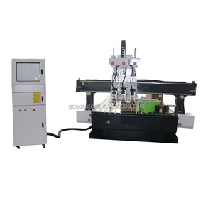Máquina de carpintería con controlador de Weihong95A-3L, enrutador cnc de 3 cabezales, 3 husillos, 2030 - Product Image 1