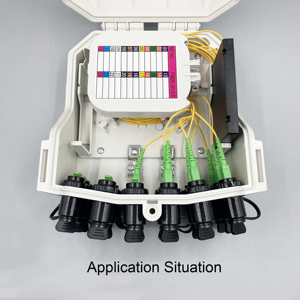 Vicenray 1:4 SC/APC ABS-Kassetten typ SPS-Splitter Glasfaser box Typ ODF für FTTH Wird in POE/IP/TCP-Netzwerken verwendet - Product Image 5