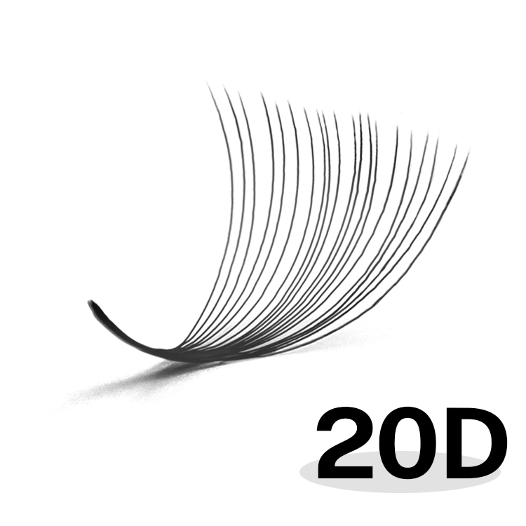 20D base pointue promade fans