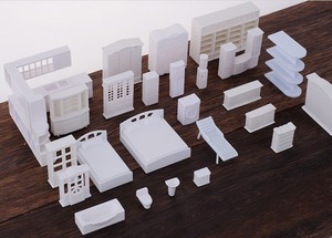 Fabrik Hohe Qualität Schalung Lieferant Moderne Wohnung Gebäude Kunststoff Laser Cut Architektur Gebäude Modell für Kommerziellen - Product Image 4