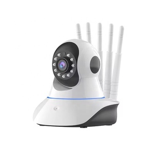 图雅360度全景4K 8MP闭路电视知识产权摄像机家庭安全旋转Wifi，带5天线和应用控制