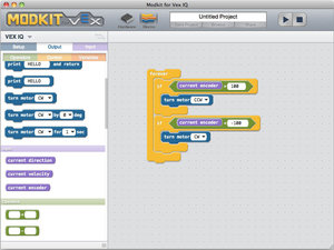 VEX EDR (276-2900) sınıf ve rekabet seti C ROBOT programlama