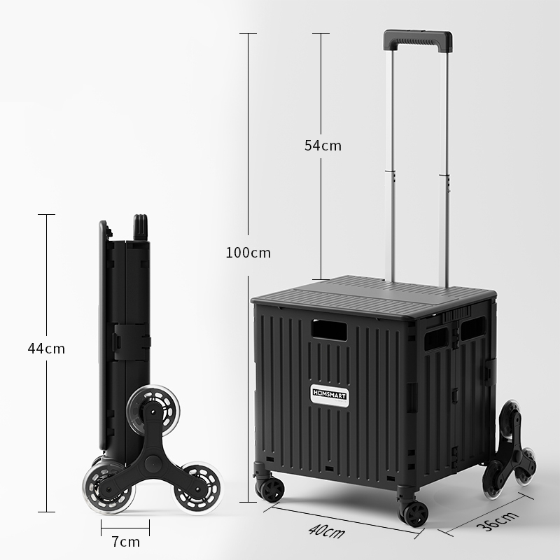 60L Black with Climbing Wheel