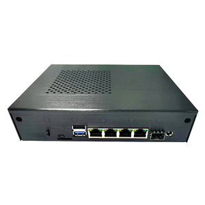 Fanless Pfsense Firewall Router Pc 3*RJ45 1G &amp; 1*1G SFP VPN Soft Router for <strong>Network</strong> Security - Product Image 1