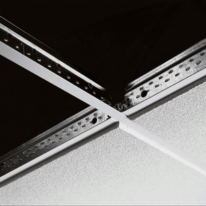 建筑材料开槽吊顶T杆悬挂镀锌网格组件吊顶框架钢龙骨 - Product Image 5