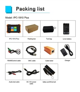 IP kamera test cihazı 8MP AHD CVI TVI CCTV Analog test cihazı monitörü IP kamera test cihazı 4-inch 8k IPS dokunmatik ekran desteği