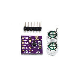 Módulo amplificador de micrófono MAX9813H, doble entrada, ganancia fija, CJMCU-9813 de polarización integrada - Product Image 1