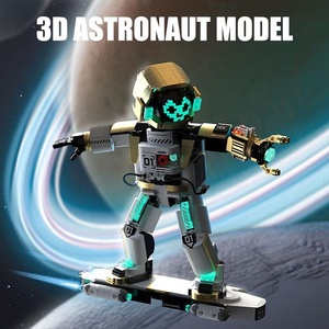 PANDAS T5003 Space Mars Exploração Astronauta Modelo 3D Toy New Arrival Building Block Set Idéias em Spaceman Série Blocks Toy