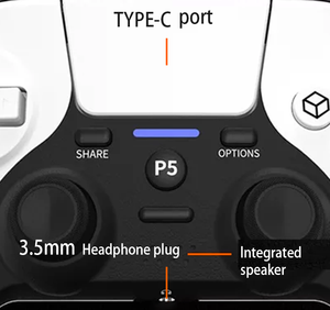 YLW新しい特許BT4.0ワイヤレスゲームパッドジョイスティックコントローラー (PS52コントローラー用) - Product Image 3