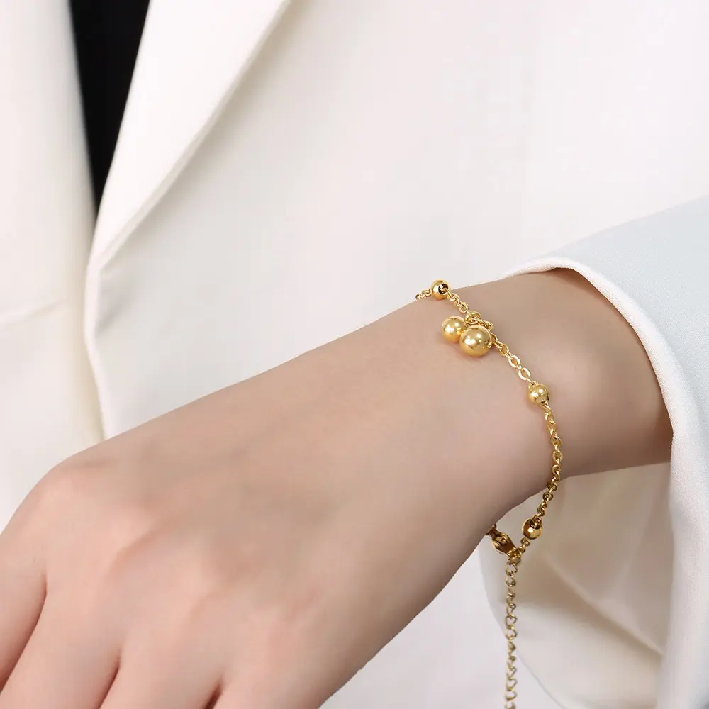 2022 nuovi gioielli personalizzati in acciaio inossidabile 18K moda personalizzata per gioielli da donna all'ingrosso in acciaio al titanio gioielli in oro 18 carati