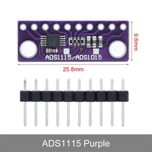 ADS1115 16-Bit-I2C-Modul Präzisions-ADC 4-Kanal-Entwicklungsplatine Pro Gain-Verstärker 2,0 V bis 5,5 V für Arduino