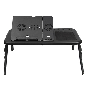 Multi-Function Laptop <strong>Computer</strong> <strong>Table</strong>, Stand-Up Folding <strong>Computer</strong> <strong>Table</strong>, Laptop Tray Support on USB Cooling Bed - Product Image 4