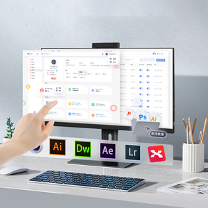 Escritorio Barebone ultrafino 23,8/24 pulgadas Aio Pc FHD pantalla Intel Core DDR4 SSD alta calidad todo en uno computadora de pantalla táctil - Product Image 1