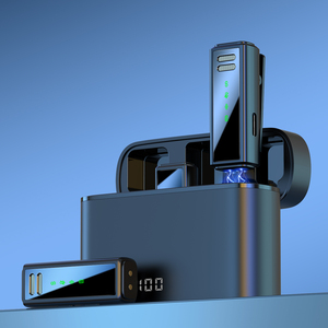 Di Động 2.4G Không Dây <span class=keywords><strong>Microphone</strong></span> Âm Thanh Ghi Âm Mini Mic Ngoài Trời Vlog Sống Cuộc Phỏng Vấn Clip Lavalier <span class=keywords><strong>Microphone</strong></span> Receiver - Product Image 4