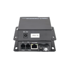 Fibra PCM Multiplexer 2CH porta telefonica RJ11 e 100M convertitore di linea telefonica Ethernet in fibra ottica Media Extender - Product Image 3