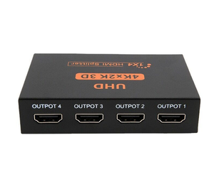 UHD 4Kx2K 3D 1x4 HDMI Splitter Converter <strong>1</strong> <strong>Input</strong> <strong>4</strong> <strong>Output</strong> HDMI <strong>1</strong>.<strong>4</strong> Spliter <strong>Switcher</strong> HDCP Dual Display for PS3 HDTV DVD