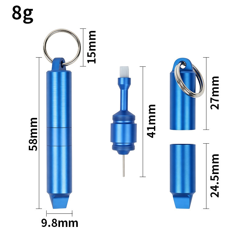 Blue 3-in-1 mobile phone tool