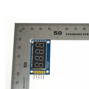 TM1637 LED ekran modülü 7 Segment 4 bit 0.36 inç saat kırmızı anot dijital tüp dört seri sürücü panosu paketi
