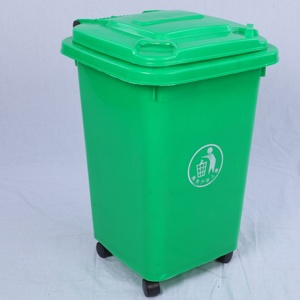 中国顶级生产商120升回收塑料垃圾桶垃圾桶废物容器，带定制标志 - Product Image 4