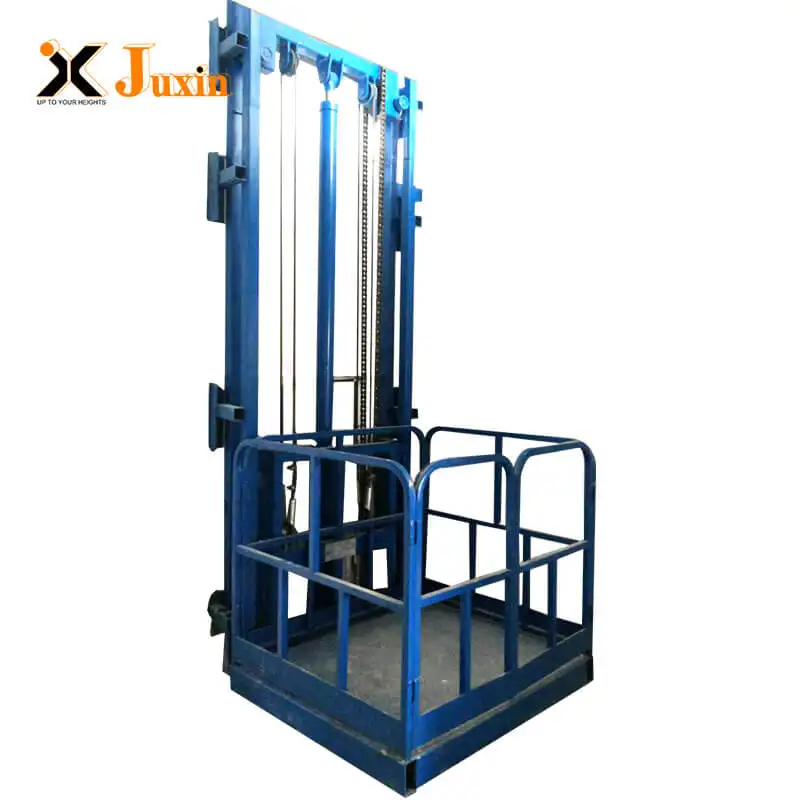 Piattaforma di sollevamento del carico verticale piattaforma di sollevamento del carico idraulica ascensore di carico usato buon ascensore da vendere