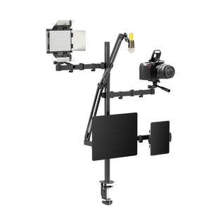 モニターコンピューター画面用の多機能ライブマウント13-27インチ22ポンド - Product Image 1