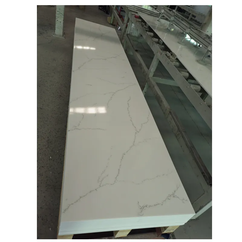 Koreaanse Kunststeen Keuken Aanrecht Grote Plaat Corian Tafelblad Calacatta Marmer Kunstmatige Massief Oppervlak