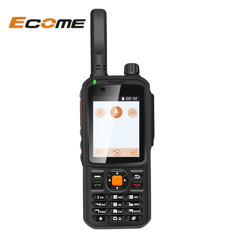ECOME ET-A87 PoC 4G Rede LTE Android Sem Fio de Comunicação Profissional Rádio Em Dois Sentidos Falando Distância Ilimitada