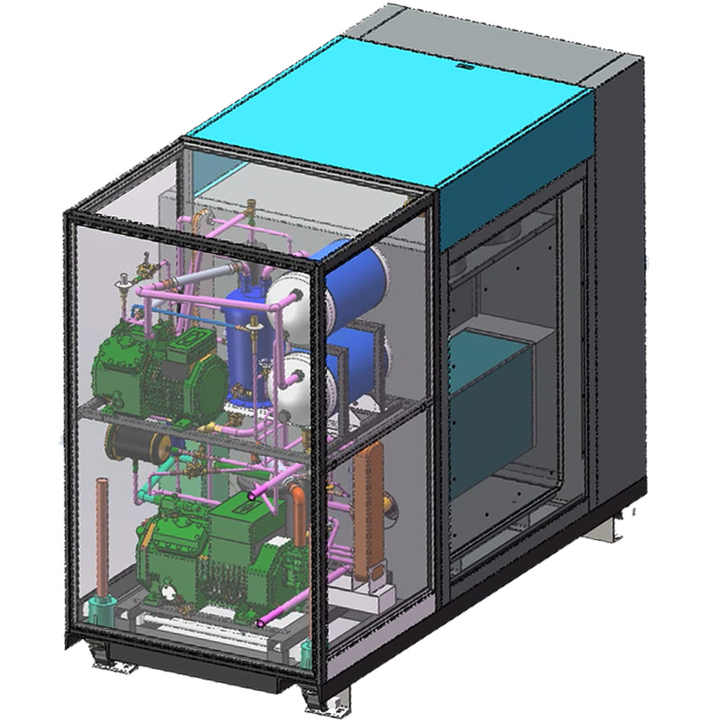 10kw at -80'C R23 Cascade Freezer Is Used in Electronic Component Environmental test or Outer Space Environmental Simulation