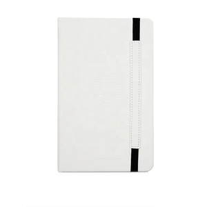 Logo personalizzato Themo Pu Hardcover Color Edge Notebook in pelle con chiusura elastica 2023 Journal Notebook - Product Image 6