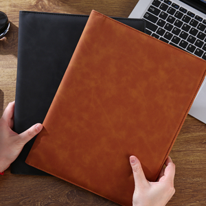 Tiếp tục danh mục đầu tư thư mục phỏng vấn tổ chức bằng văn bản Pad A4 PU da tài liệu tổ chức túi với chủ thẻ kinh doanh - Product Image 2