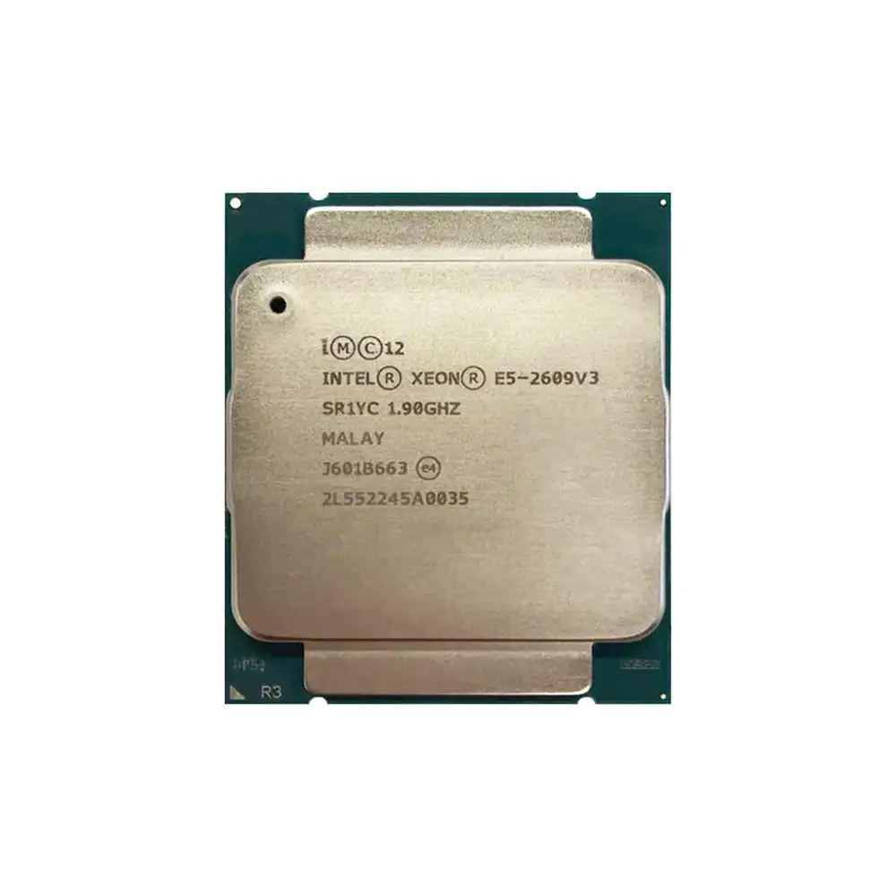 Procesador Intel CPU Xeon E5 2609 v3, 6 núcleos, 1,90 GHz, 15MB, 85W, SR1YC para servidor