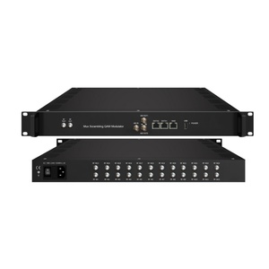 24 En 1 Mux Scrambling Qam Modulador 24 CH DVB-T ATSC FTA Sintonizador Entrada a 16 DVB-C Salida RF DVBS2X Modulador - Product Image 5