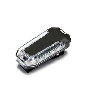 センケンハイライト赤と青の防水点滅充電式セキュリティトラフィックLEDショルダーライト - Product Image 4