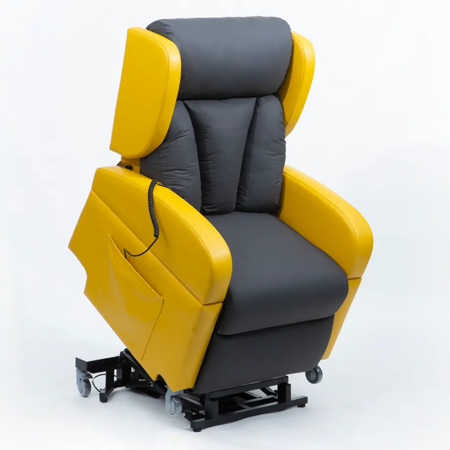 Toptan en iyi Recliner dinlenme koltuğu elektrikli asansör yaslanmak masaj terapi koltuğu ısıtma fonksiyonu ile
