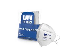 ตัวป้องกัน FFP2 UFI สีขาว20ชิ้นกล่องมาส์กสำหรับผิวแพ้ง่ายหน้ากากป้องกัน2009 149 2001 A1หน้ากากช่วยหายใจ - Product Image 3