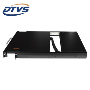 DTVS KVM Switch LCD <strong>VGA</strong> OSD Hot Key Switching 8 <strong>Input</strong> 1 <strong>Output</strong> KVM Console 17 Inch Screen Cabinet Design1080p KVM Console - Product Image 4