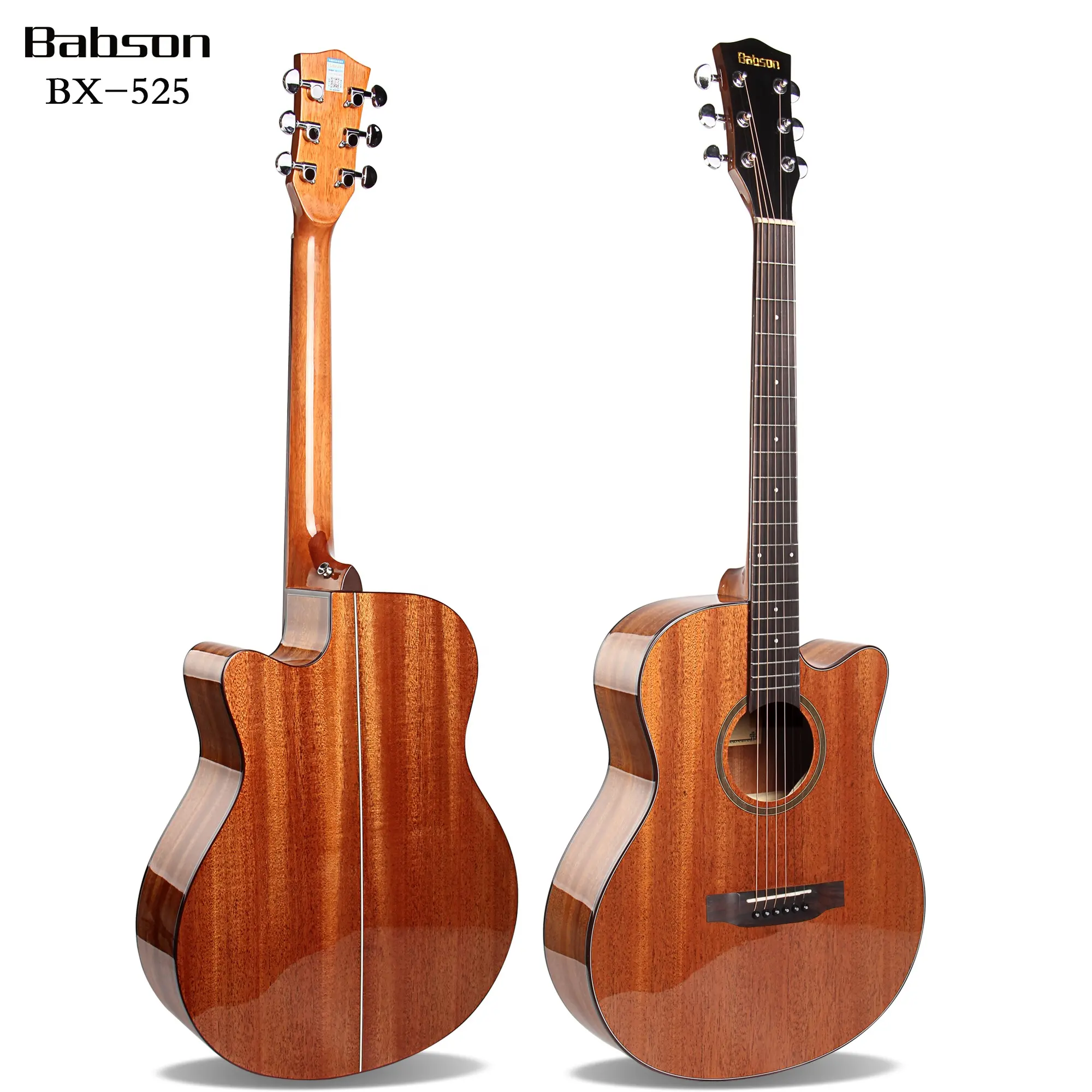 Babson marca atacadista string instrumentos captador LC-5 melhor sunburst natural mogno corpo violão elétrico