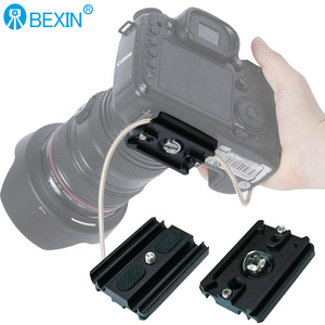 Özel OEM DSLR dijital kamera veri kablosu klip kelepçe tutucu montaj adaptörü arca İsviçre rrs hızlı bırakma kamera tabanı plaka levha - Product Image 1