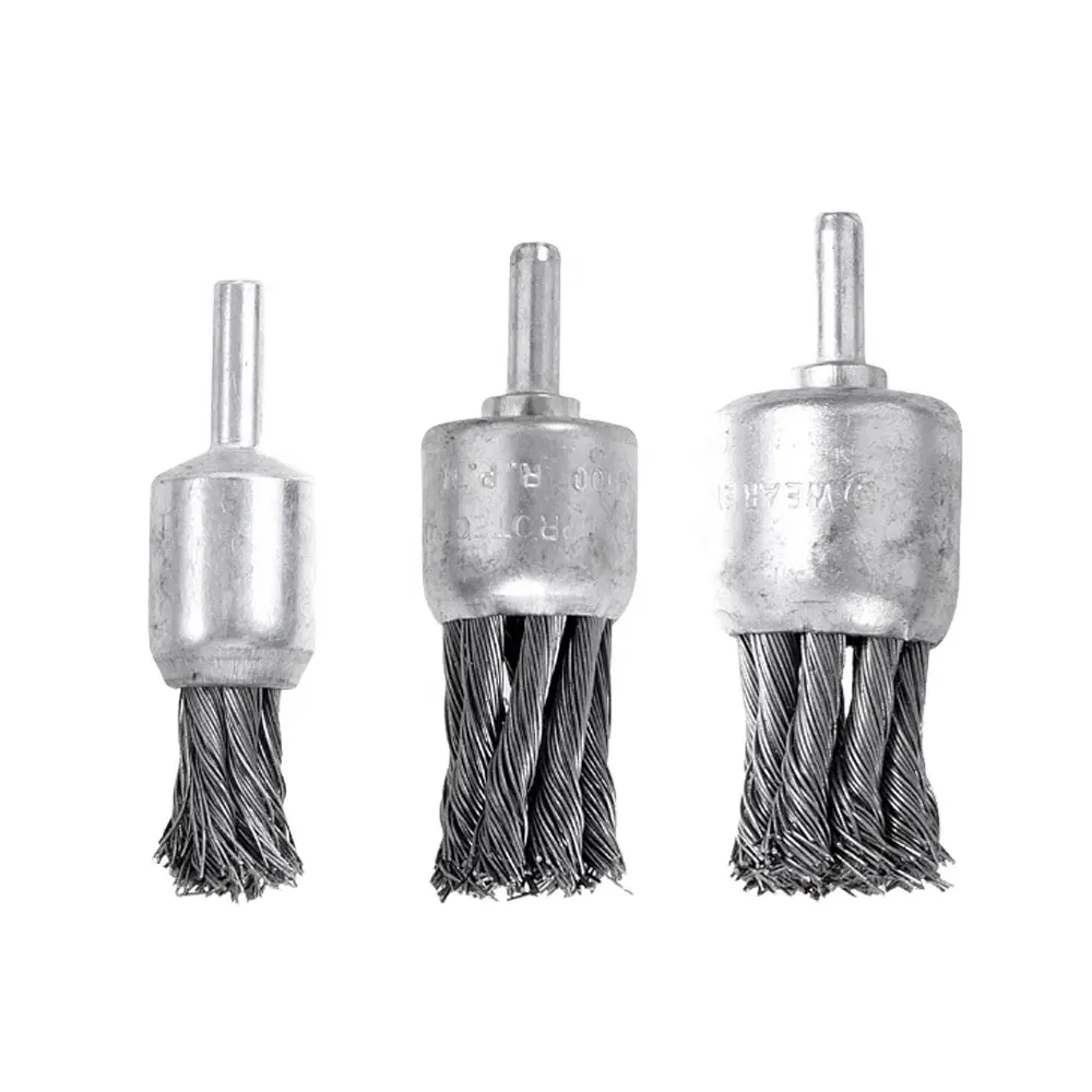 Wheel brush Polishing cleaning Brush set Rust removal Wire Rust removal With 1/4-inch shank Twist knot wire