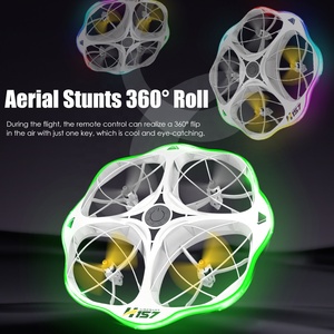 2024 H157 yerçekimi algılama uçak dublör rulo UFO engel kaçınma uzaktan kumanda uçak LED flaş Mini UFO oyuncak - Product Image 5