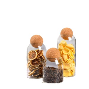 Clear Mini Empty Glass <strong>Spice</strong> <strong>Jar</strong> 5ml 8ml 10ml 12ml 15ml 20ml 25ml 30ml 35ml Glass Bottles With Cork Lid - Product Image 1